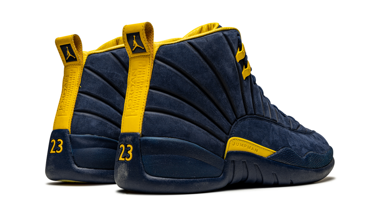 Jordan 12 Player Exclusive PSNY X Michigan The Fresh Pear