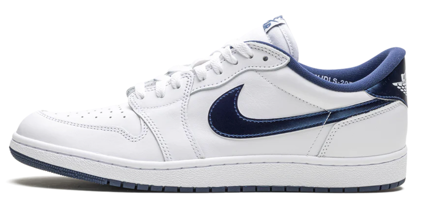 Jordan 1 Low 'Metallic Navy 85'