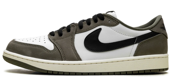 Jordan 1 Low 'Medium Olive' Grade School