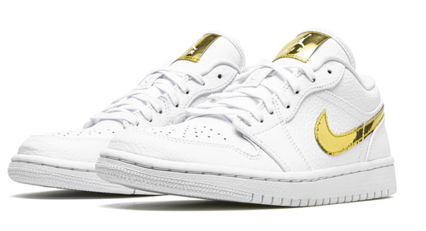 Jordan 1 Low 'Metallic Gold' Womens
